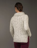 Aran Cowl Neck Tunic Sweater - Aran Nep