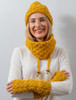 Extra Soft Aran Snood  - Sunflower Yellow