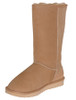 Aran Tall Sheepskin Boots - Sand