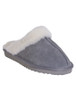 Aran Ladies Slip-on Sheepskin Slippers - Grey