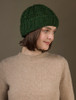 Aran Heritage Cable Wool Hat - Moss