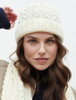 Aran Heritage Cable Wool Hat - White