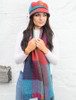 Wool Donegal Scarf - Red