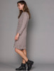 A Line Knitted Dress - Stone