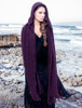 Hooded Scarf Shawl - Purple