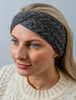 Supersoft Merino Crossover Headband - Slate Grey