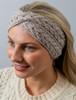 Supersoft Merino Crossover Headband - Toasted Oat