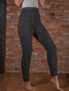 Wool Cashmere Aran Cable Leggings - Charcoal