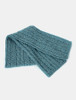 Aran Heritage Cable Scarf - Summer Storm