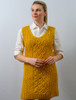Aran Sleeveless V-Neck Dress - Sunflower Yellow