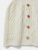 Aran Merino Mini Skirt - Natural White