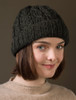 Aran Heritage Cable Wool Hat - Moss