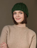 Aran Heritage Cable Wool Hat - Celtic Green