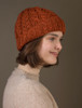 Aran Heritage Cable Wool Hat - Burnt Orange