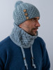 Extra Soft Aran Snood - Misty