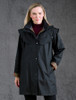 Skellig Ladies Waterproof 3/4 Coat - Black
