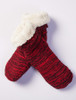 Donegal Fleece Lined Wool Socks - Fuchsia