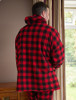 Men's Irish Flannel Lounge Hoodie - Red & Black Check