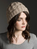 Merino Wool Cable Knit Hat - Wicker