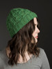 Merino Wool Cable Knit Hat - Kiwi