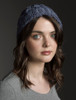 Merino Wool Cable Knit Hat - Denim