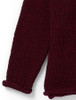 Ladies Roll Neck Wool Sweater - Winter Berry