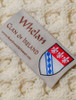 Whelan Clan Aran wrap - Label