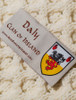 Daly Clan Aran Wrap - Label