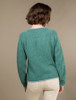 Wool Cashmere Button Down Cardigan - Sea Green