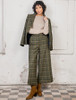 Enya Tweed Culottes - Green Country Check