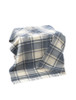 Irish Wool Picnic Throw - Natural, Denim & Blue