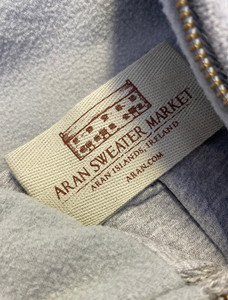 Aran Sweater Market Label - silver