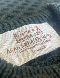 Aran Sweater Market Label - Connemara Green