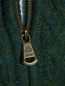 Windproof Aran Style Jacket - Nightshade