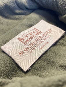Men's Fleece Lined Wool Jacket - Khaki