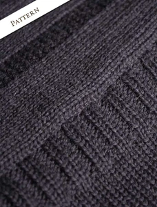 Pattern Detail of Mens Crew Neck Currach Sweater