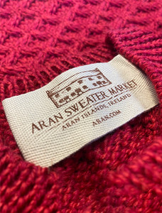 Aran Sweater Market Label - Chillipepper