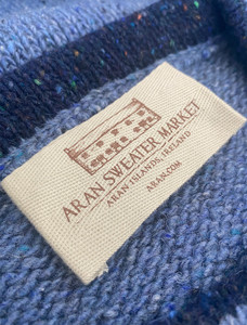 Aran Sweater Market Label - Blue Ocean