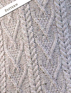 Pattern Detail of Buttoned Merino Wool Sweater - Oatmeal