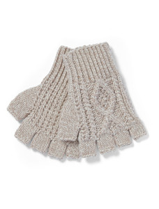 Fingerless Gloves - Honey Oat