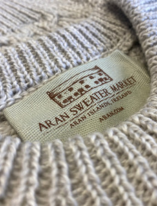 Aran Sweater Market Label - Oatmeal