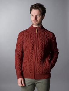 Full Zip Cardigan with Patches - Sienna