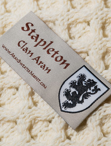 Stapleton Clan Scarf - Label