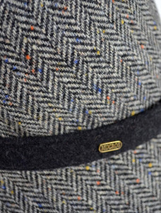 Ladies Tweed Clodagh Cap - Grey