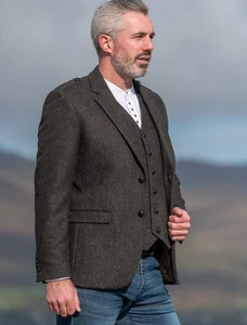 Oscar Wilde Tweed Brown Jacket