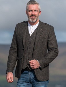 Oscar Wilde Tweed Brown Jacket