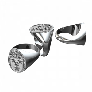 Murray Clan Official Sterling Silver Ring
