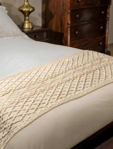 Maloney Clan Aran Bed Runner