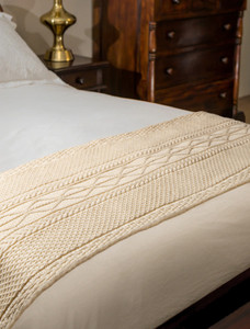 O'Keeffe Clan Aran Bed Runner