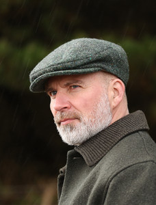 Vintage Tweed Flat Cap - Green Salt & Pepper